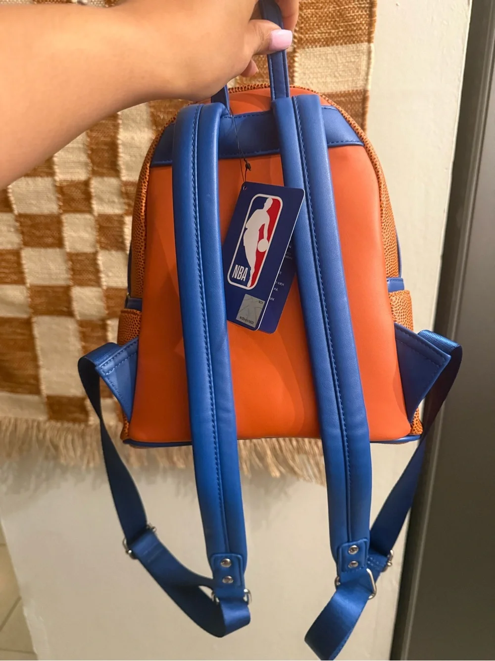 Loungefly New York Knicks Orange and Blue Mini Backpack brand new